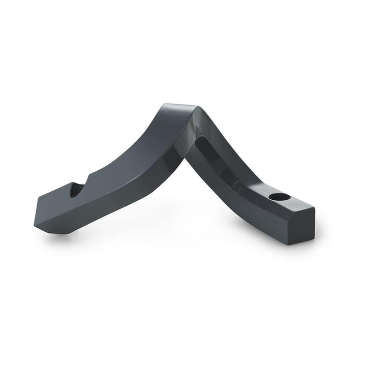 Crooked ljusstake 2 - Grey - Normann Copenhagen