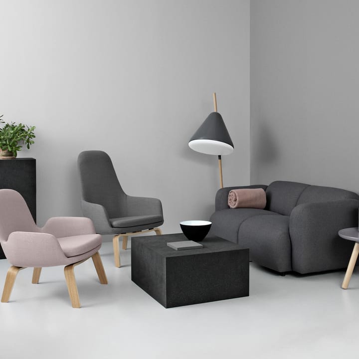 Era Low loungestol, läder tango svart Normann Copenhagen