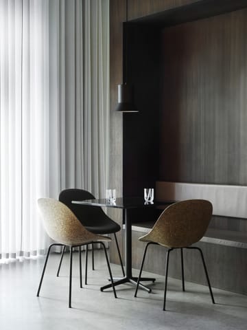 Mat Chair stol - Seaweed-black steel - Normann Copenhagen