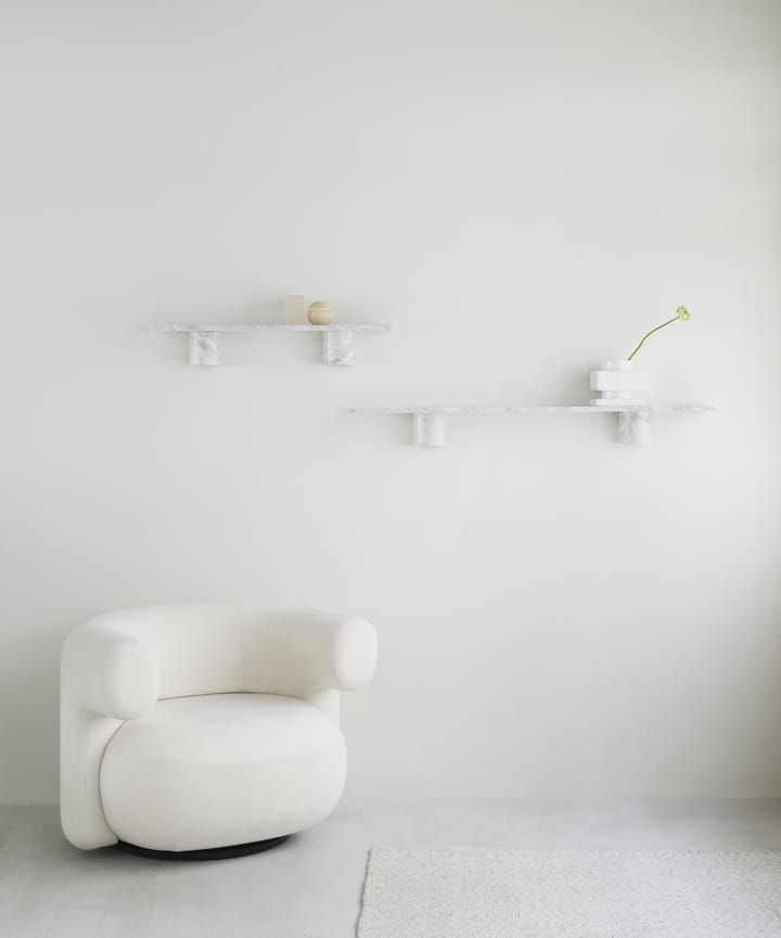 Sten Shelf hylla 120 cm - White marble - Normann Copenhagen