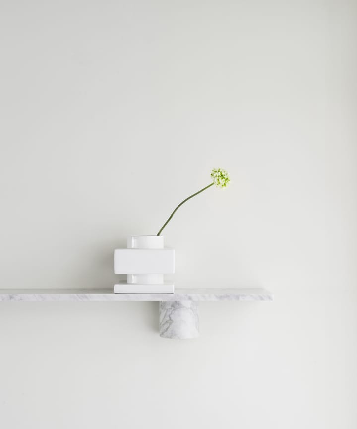 Sten Shelf hylla 80 cm - White marble - Normann Copenhagen