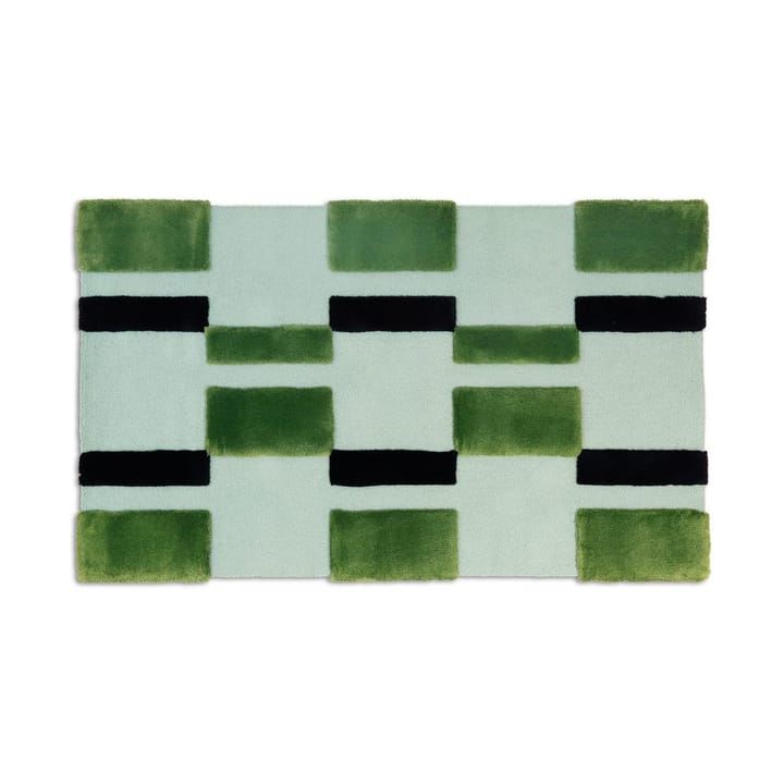 ODC Segment Rug Collection Irregular matta - Green-mint-black, 200x252 cm - Ogeborg