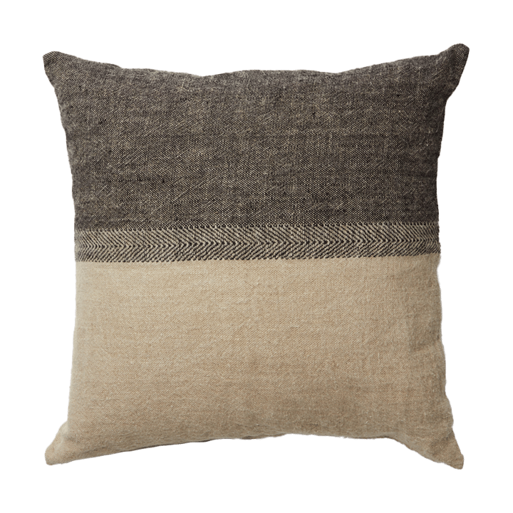 Levi kuddfodral 60x60 cm - Svart/natur - Olsson & Jensen