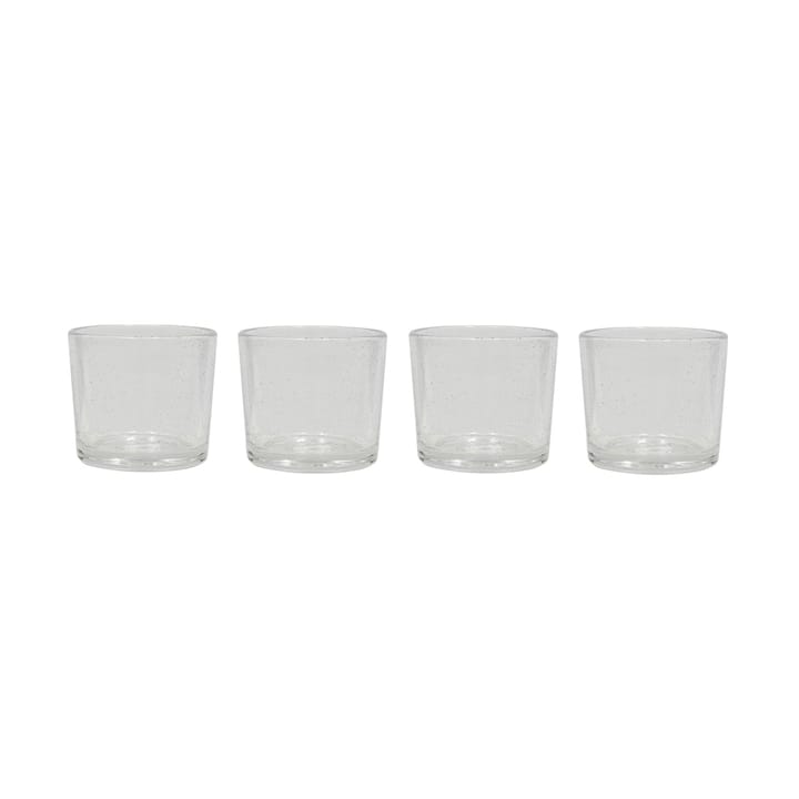 Kuki dricksglas 4-pack - Clear - OYOY