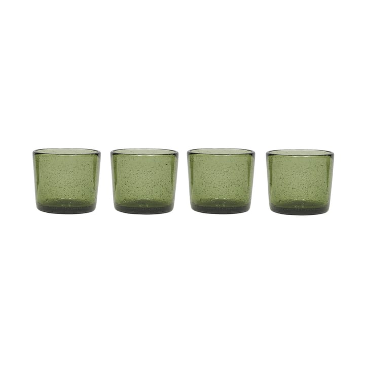 Kuki dricksglas 4-pack - Green - OYOY