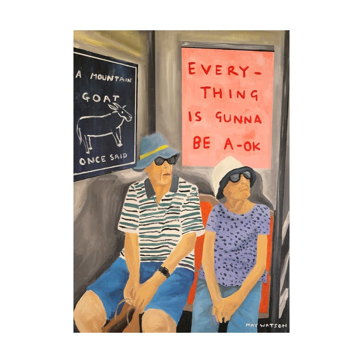 Everything Is Gunna Be OK poster - 50x70 cm - Paper Collective