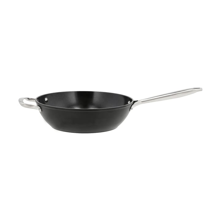 Travo wokpanna keramisk non-stick 28 cm - Svart-aluminium - Pillivuyt