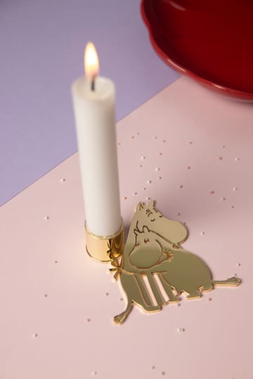 Moomin love ljusstake - Guld - Pluto Design