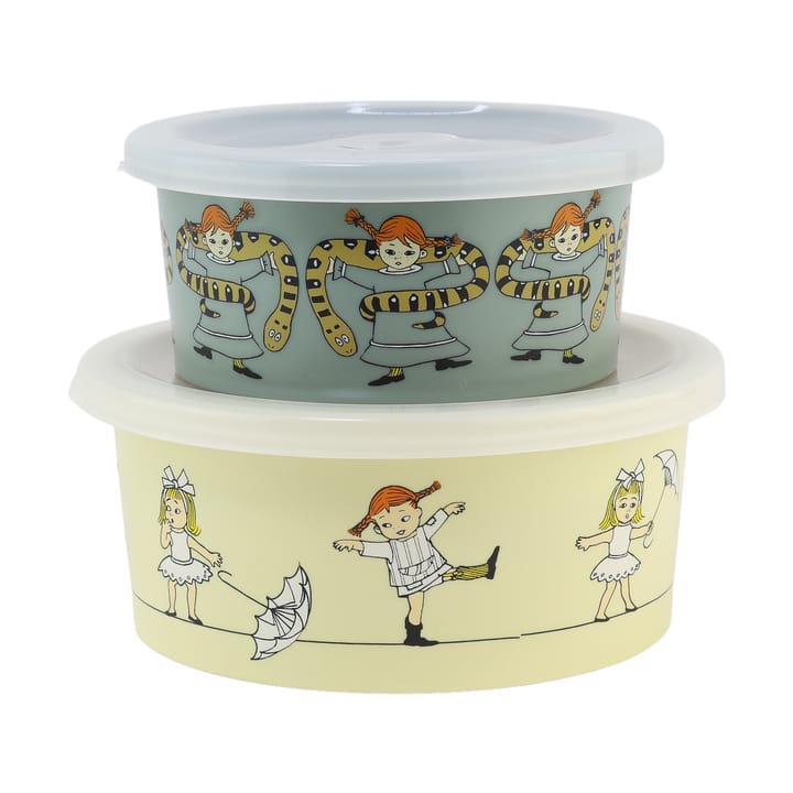 Pippi Cirkus snackbox 2-pack - Multi - Rätt Start