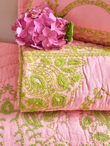 Rice quiltad filt 140x200 cm - Soft pink - RICE