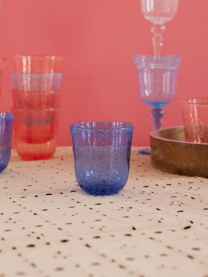 Rice tumblerglas bubble design akryl 41 cl, Blue RICE