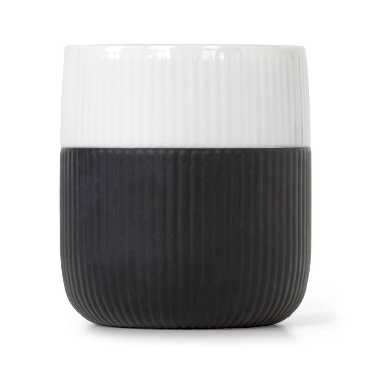 Fluted Contrast mugg, Jet Royal Copenhagen