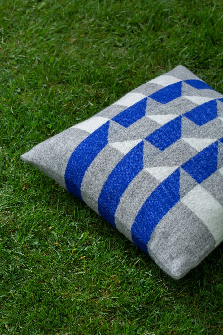 Kvam kudde 50x50 cm, Blue Røros Tweed