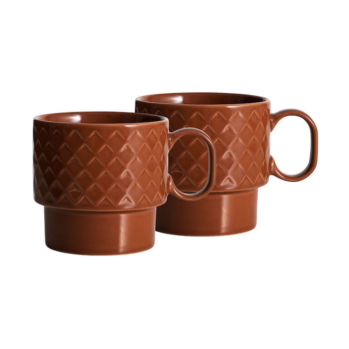 Coffee & More temugg 2-pack - Terrakotta - Sagaform