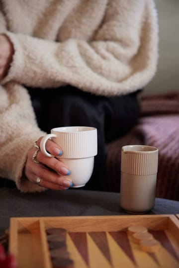 Inka kopp med öra 27 cl - Vit - Sagaform