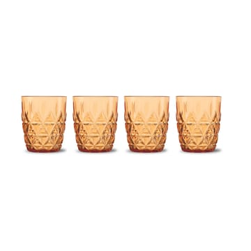 Picknick Juni vattenglas 28 cl 4-pack - Amber - Sagaform