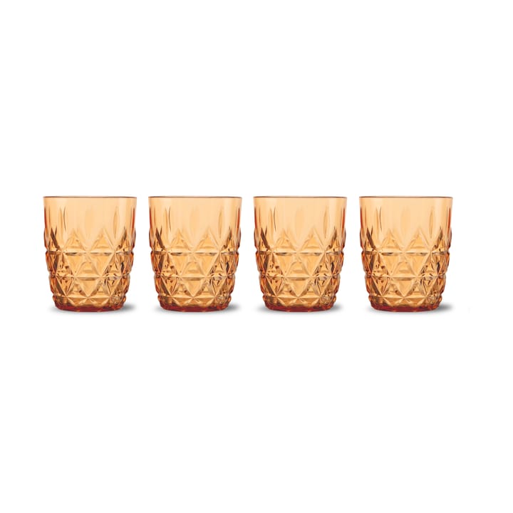 Picknick Juni vattenglas 28 cl 4-pack, Amber Sagaform