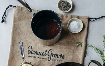 Samuel Groves non stick mjölkkastrull Ø14 cm - Rostfritt stål - Samuel Groves