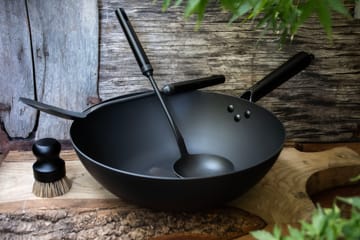 Satake wok set kolstål - 57 cm - Satake