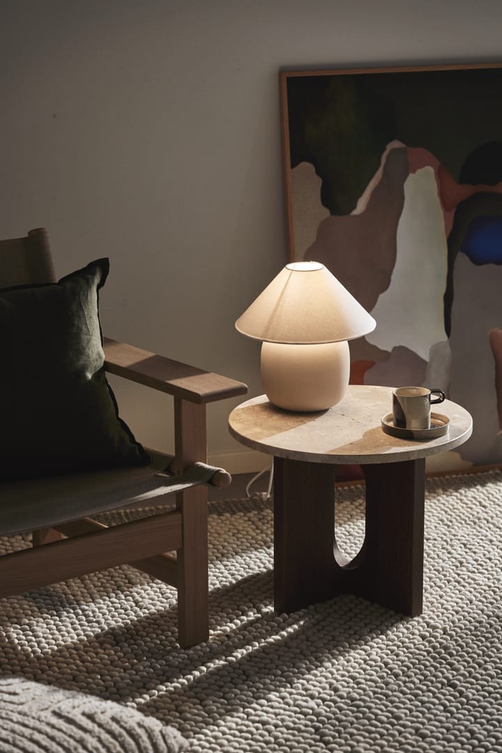 Boulder bordslampa 29 cm beige-white Scandi Living