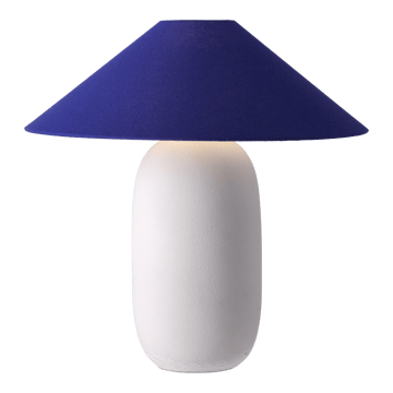 Boulder bordslampa 48 cm white-cobolt - undefined - Scandi Living