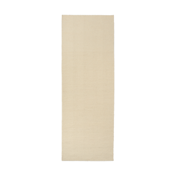 Furrow ullmatta naturvit - 80x240 cm - Scandi Living