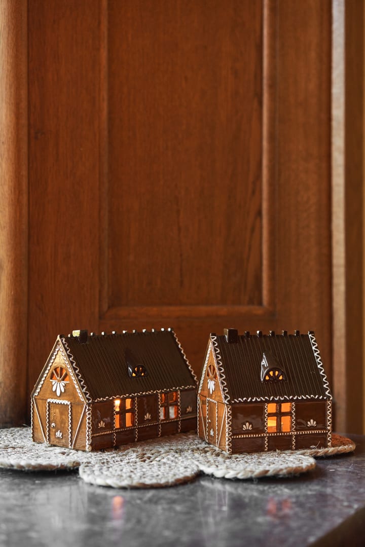 Ginger bread ljushus, 12 cm Scandi Living