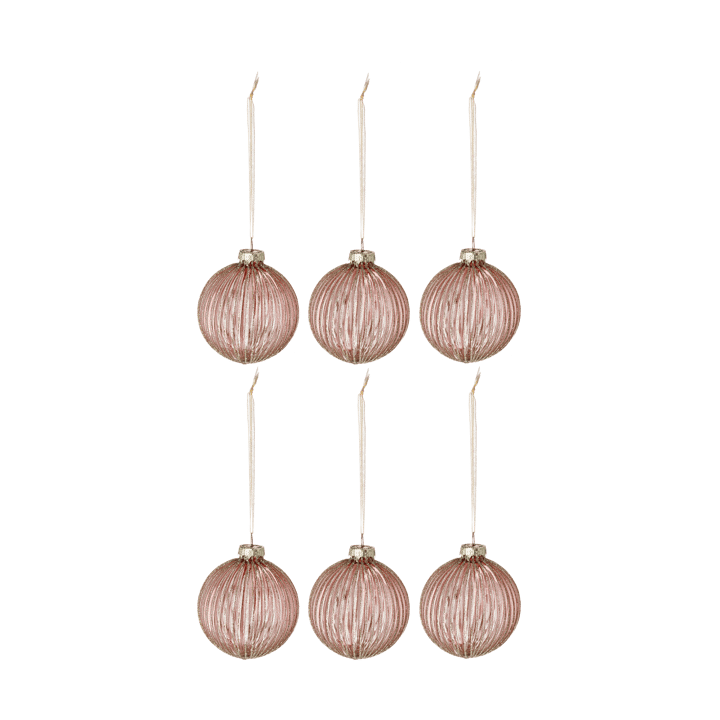 Holiday julgranskula 6-pack - Rose gold - Scandi Living