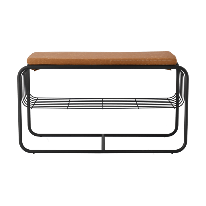 Nod bänk/skohylla 80x36x42 cm - Black - Scandi Living