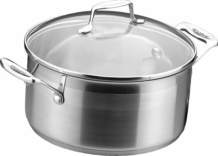 Scanpan Impact gryta med lock 2,5 L, Rostfritt stål Scanpan