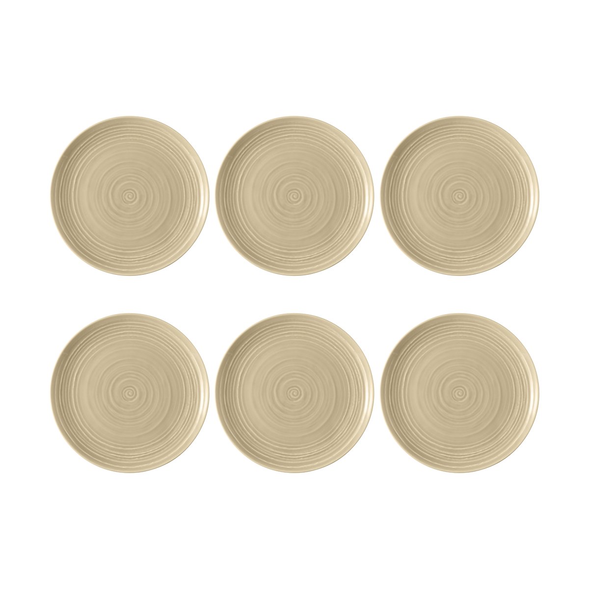 Seltmann Weiden Terra tallrik 22,7 cm 6-pack Sand Beige