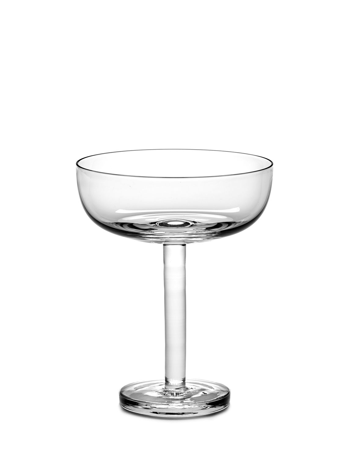 Serax Base champagnekupa 25 cl | Skandinavisk Design | Champagneglas | Transparent