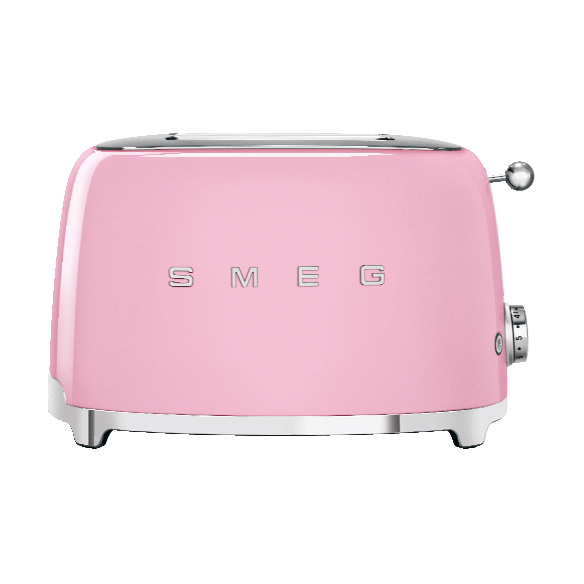 Smeg 50's Style brödrost 2 skivor - Rosa - Smeg