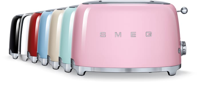 Smeg 50's Style brödrost 2 skivor - Rosa - Smeg