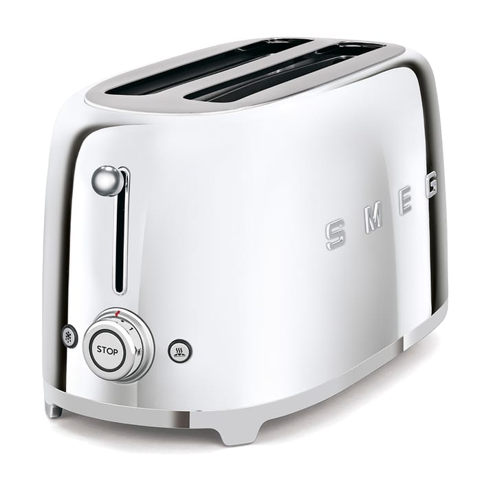 Smeg 50's Style brödrost 4x2 skivor small - Krom - Smeg