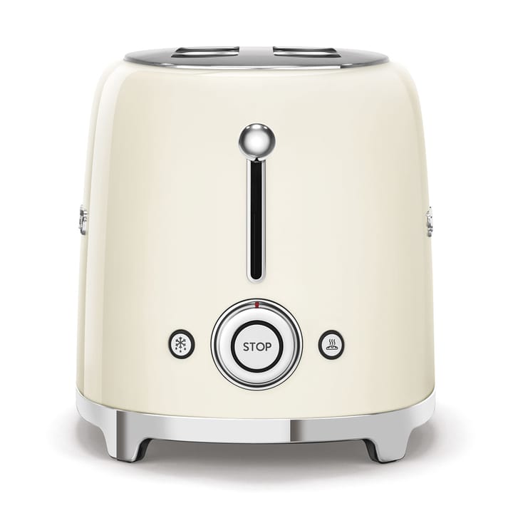 Smeg 50's Style brödrost 4x4 skivor - Créme vit - Smeg