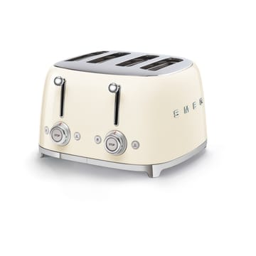 Smeg 50's Style brödrost 4x4 skivor - Créme vit - Smeg