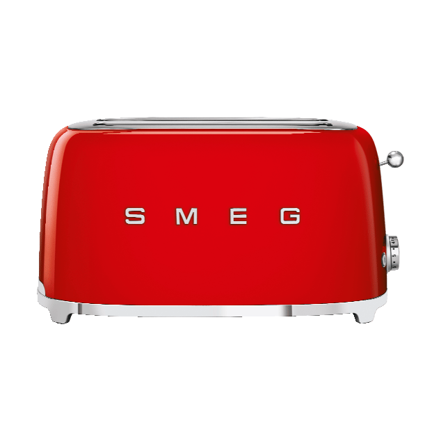 Smeg 50's Style brödrost 4x4 skivor - Röd - Smeg