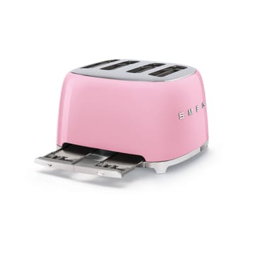 Smeg 50's Style brödrost 4x4 skivor - Rosa - Smeg