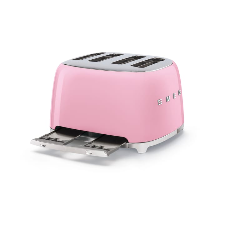 Smeg 50's Style brödrost 4x4 skivor - Rosa - Smeg