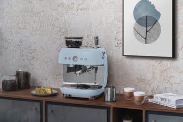 Smeg 50's Style espressomaskin med kaffekvarn - Pastell blå - Smeg