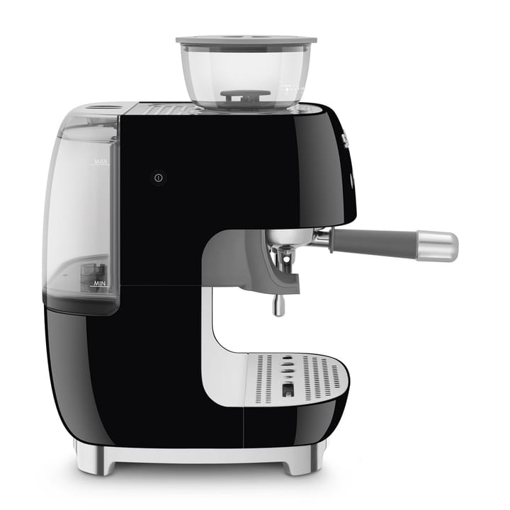 Smeg 50's Style espressomaskin med kaffekvarn - Svart - Smeg