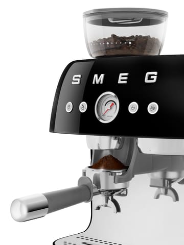 Smeg 50's Style espressomaskin med kaffekvarn - Svart - Smeg