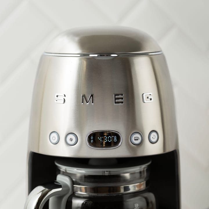 Smeg 50's Style kaffebryggare 10 koppar - Krom - Smeg