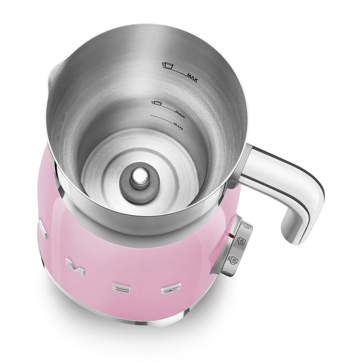 Smeg 50's Style mjölkskummare 60 cl - Rosa - Smeg