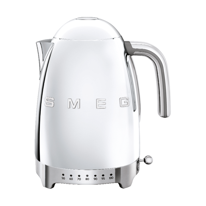 Smeg 50's Style vattenkokare med variabel temperatur 1,7 L - Krom - Smeg