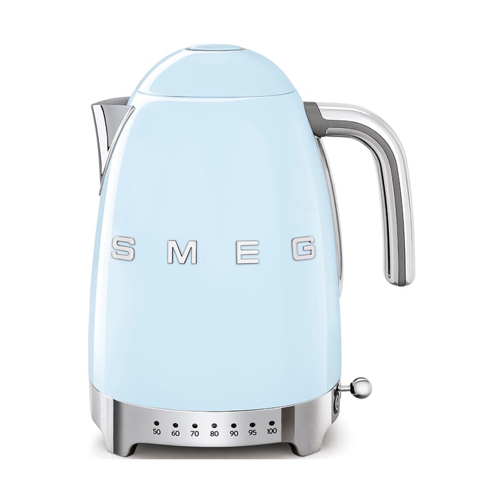 Smeg 50's Style vattenkokare med variabel temperatur 1,7 L - Pastell blå - Smeg