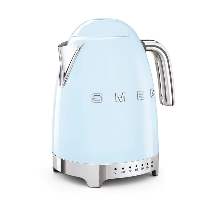 Smeg 50's Style vattenkokare med variabel temperatur 1,7 L - Pastell blå - Smeg