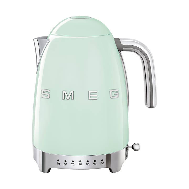 Smeg 50's Style vattenkokare med variabel temperatur 1,7 L - Pastell grön - Smeg