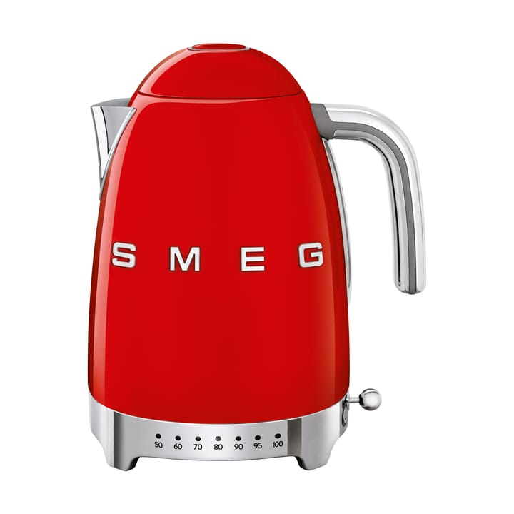 Smeg 50's Style vattenkokare med variabel temperatur 1,7 L - Röd - Smeg